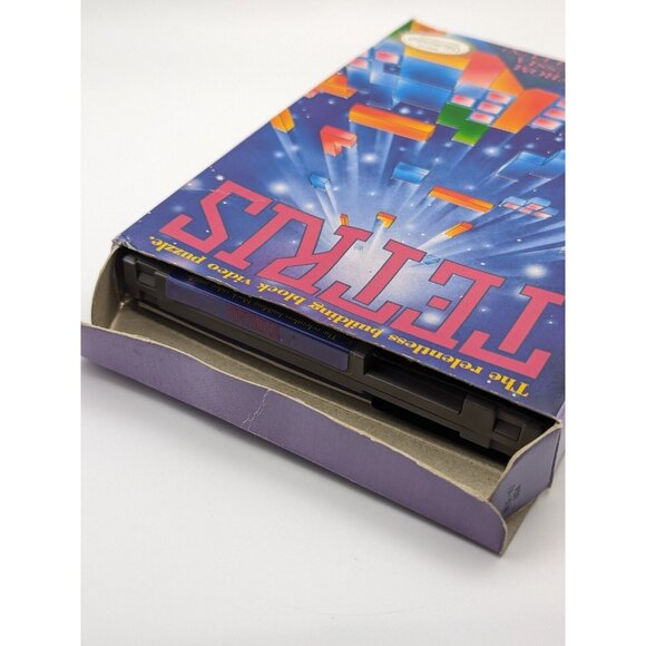 Tetris (Nintendo NES, 1985) CIB w/ Box, Cart, Sleeve, Manual ~ Tested & Works - Picture 7 of 12